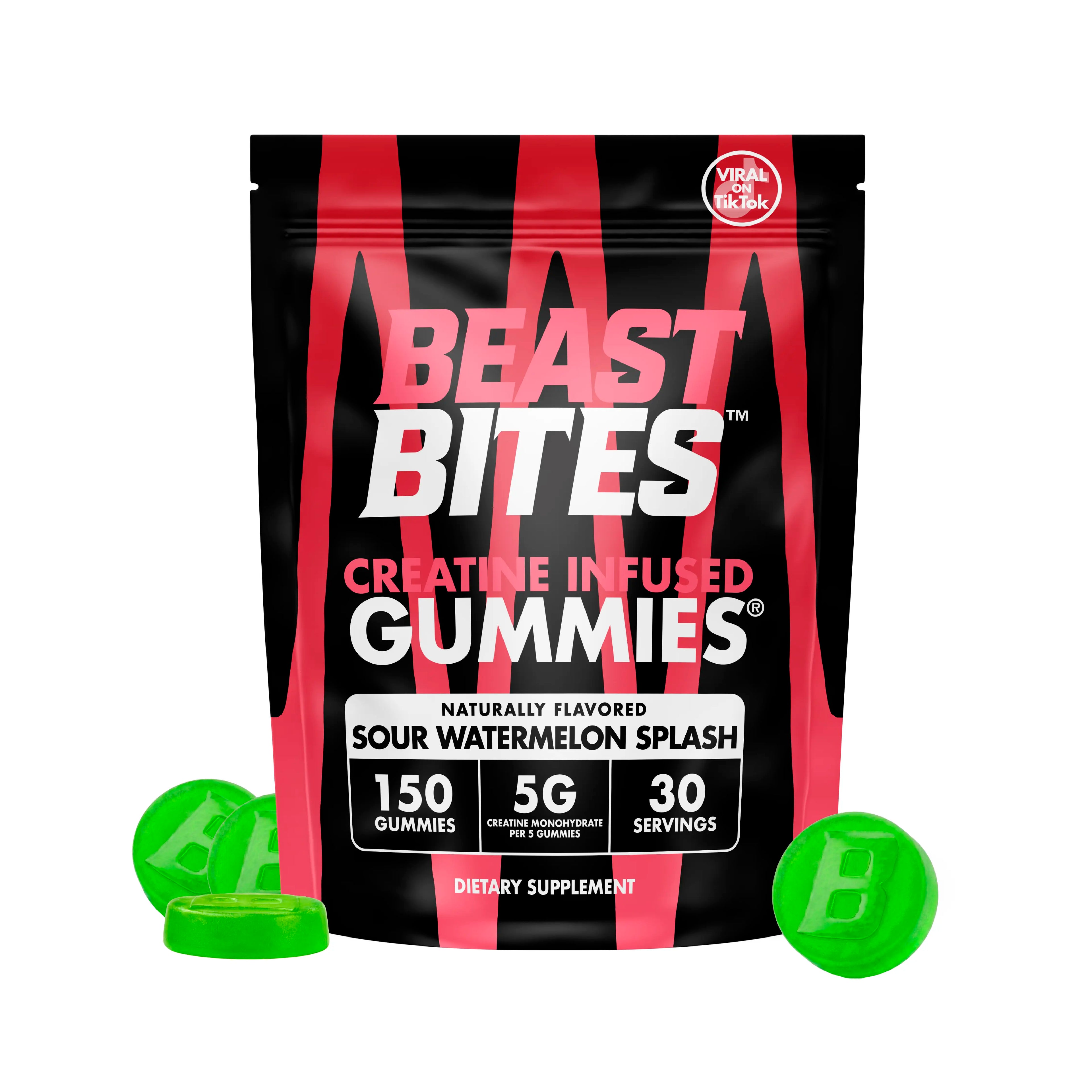 Creatine Infused Gummies - Beast Bites (NSF Certified for Sport)