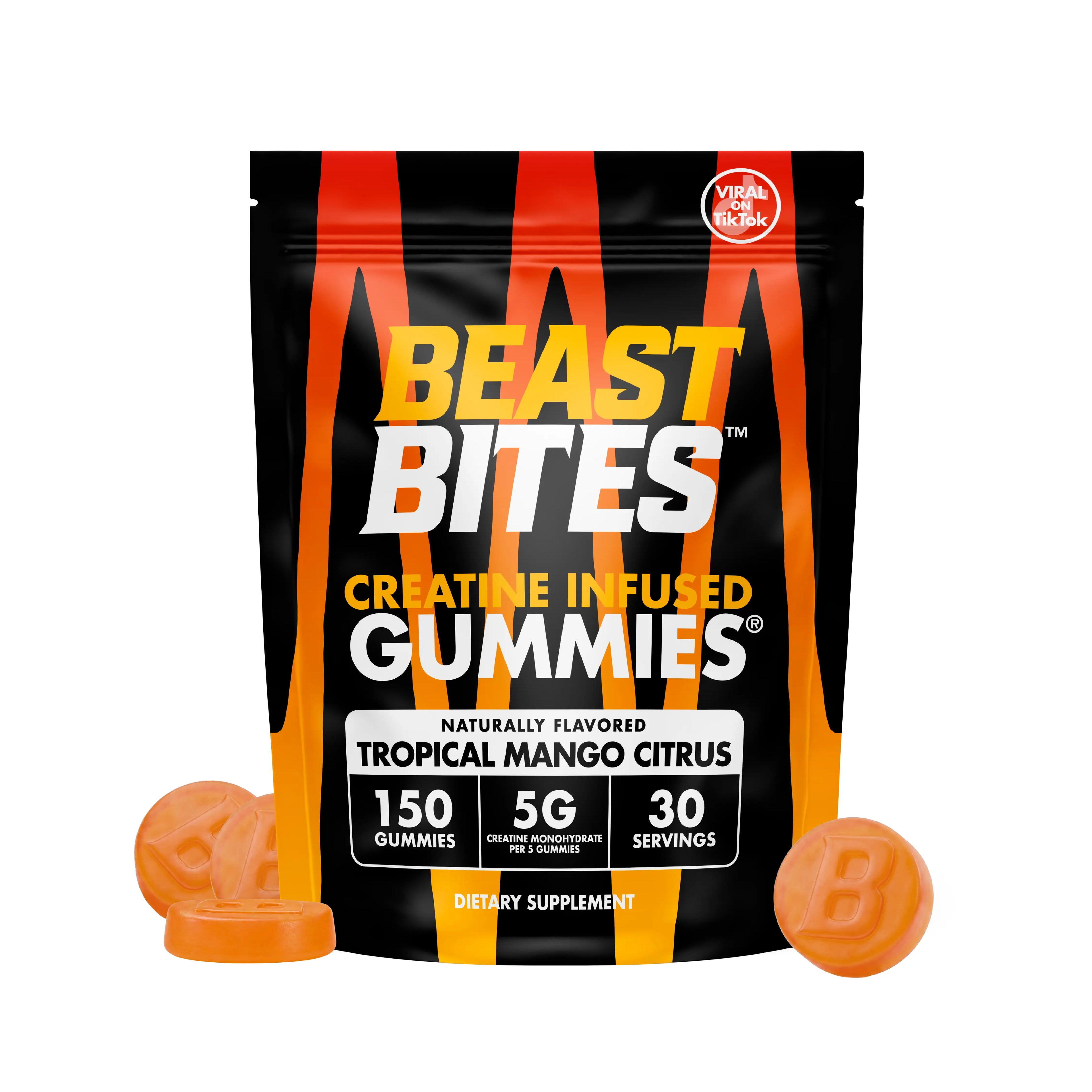 Creatine Infused Gummies - Beast Bites (NSF Certified for Sport)