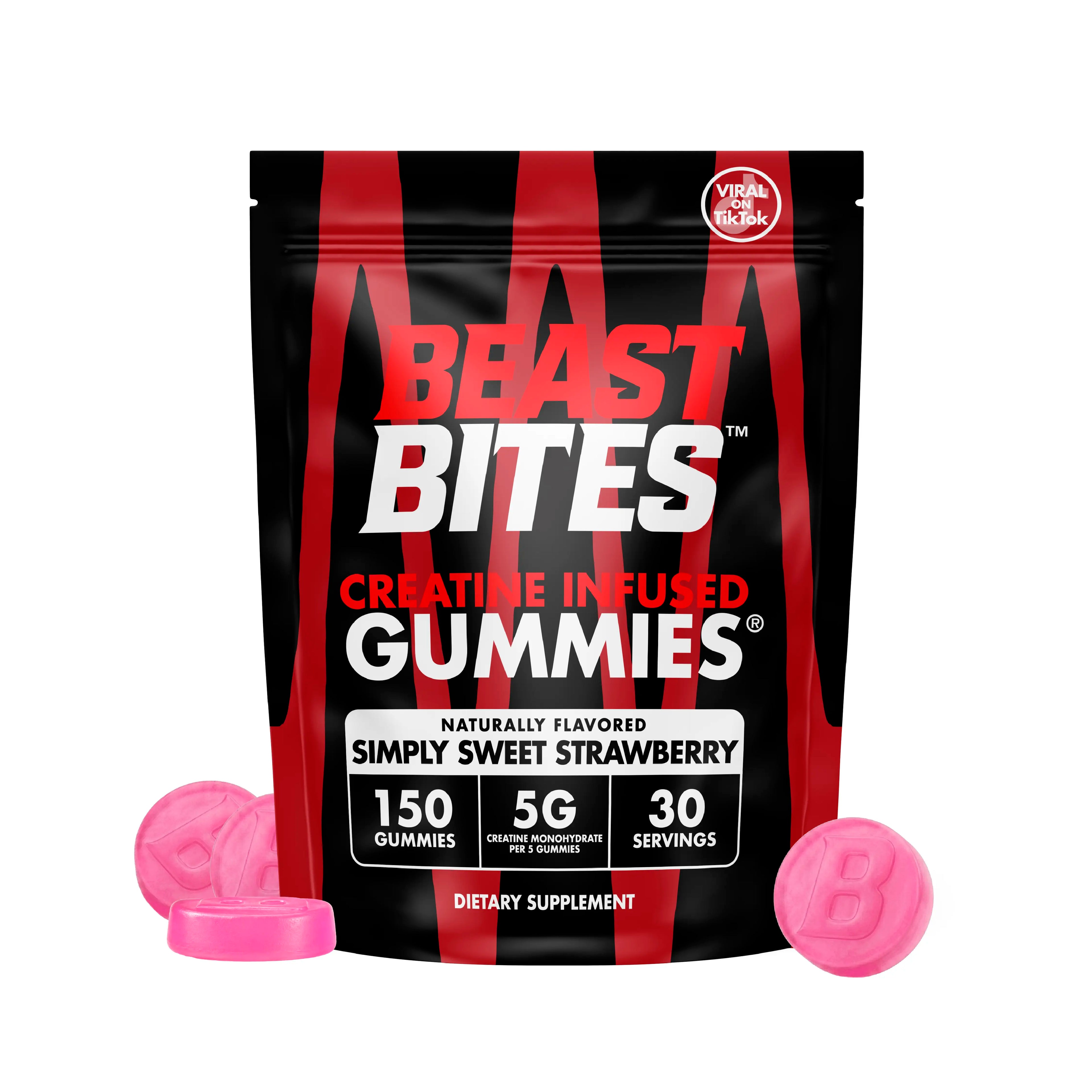 Creatine Infused Gummies - Beast Bites (NSF Certified for Sport)